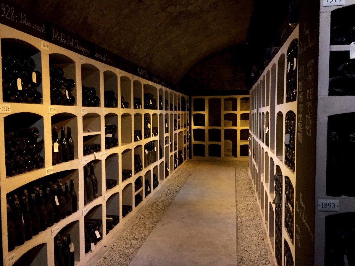 Krug champagne tour vinatsge cellar