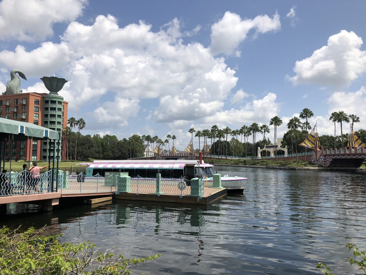 River boat transport from Dolphin and Swan resort to Epcot 
