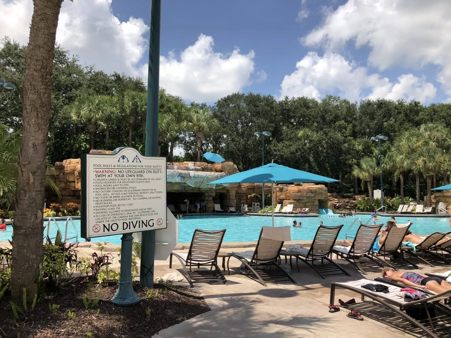 Swan and dolphin pool area Orlando Florida