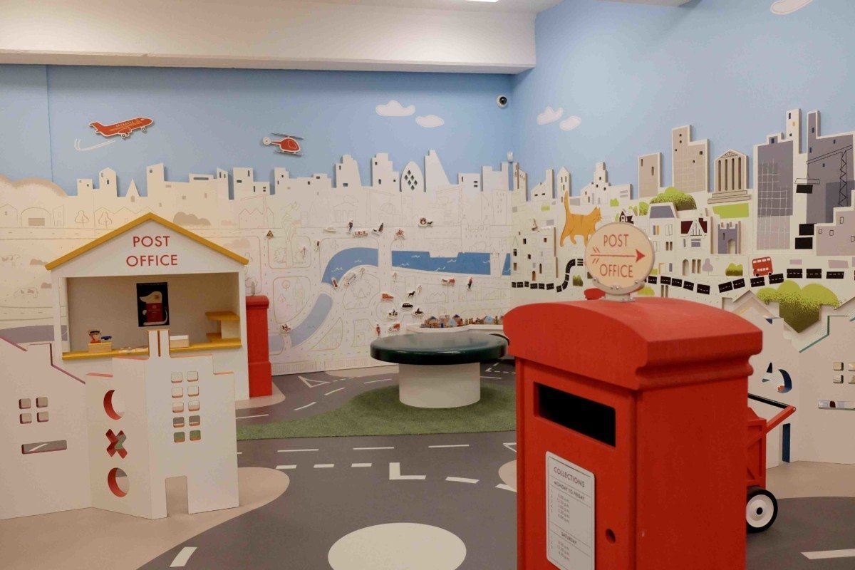 The Mail Rail underground exhibition at the museum sorted the play area