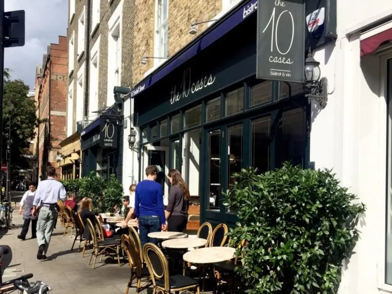 The 10 Cases wine bar and restaurant London
