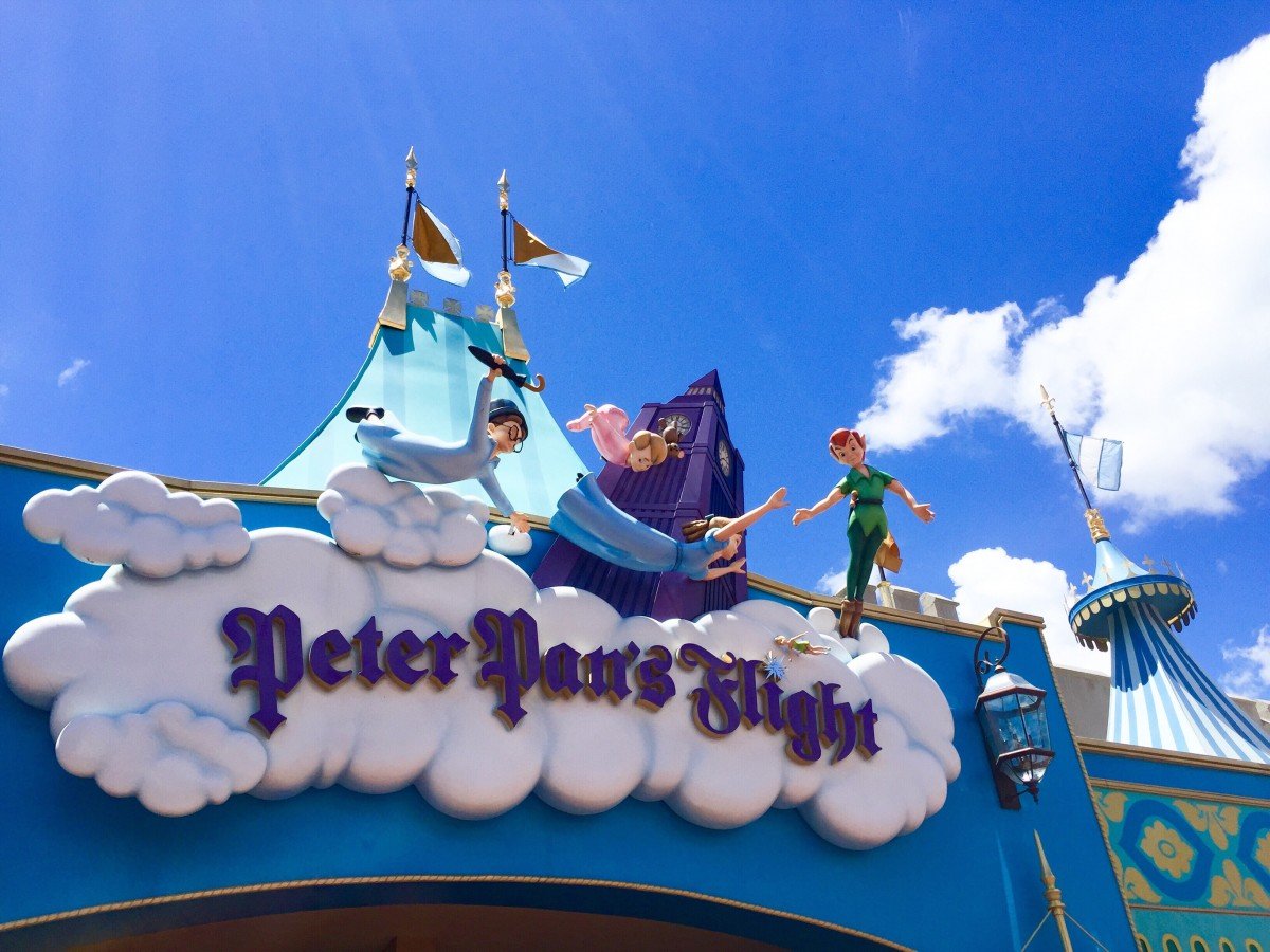 Peter Pan flight ride at Disney world Florida