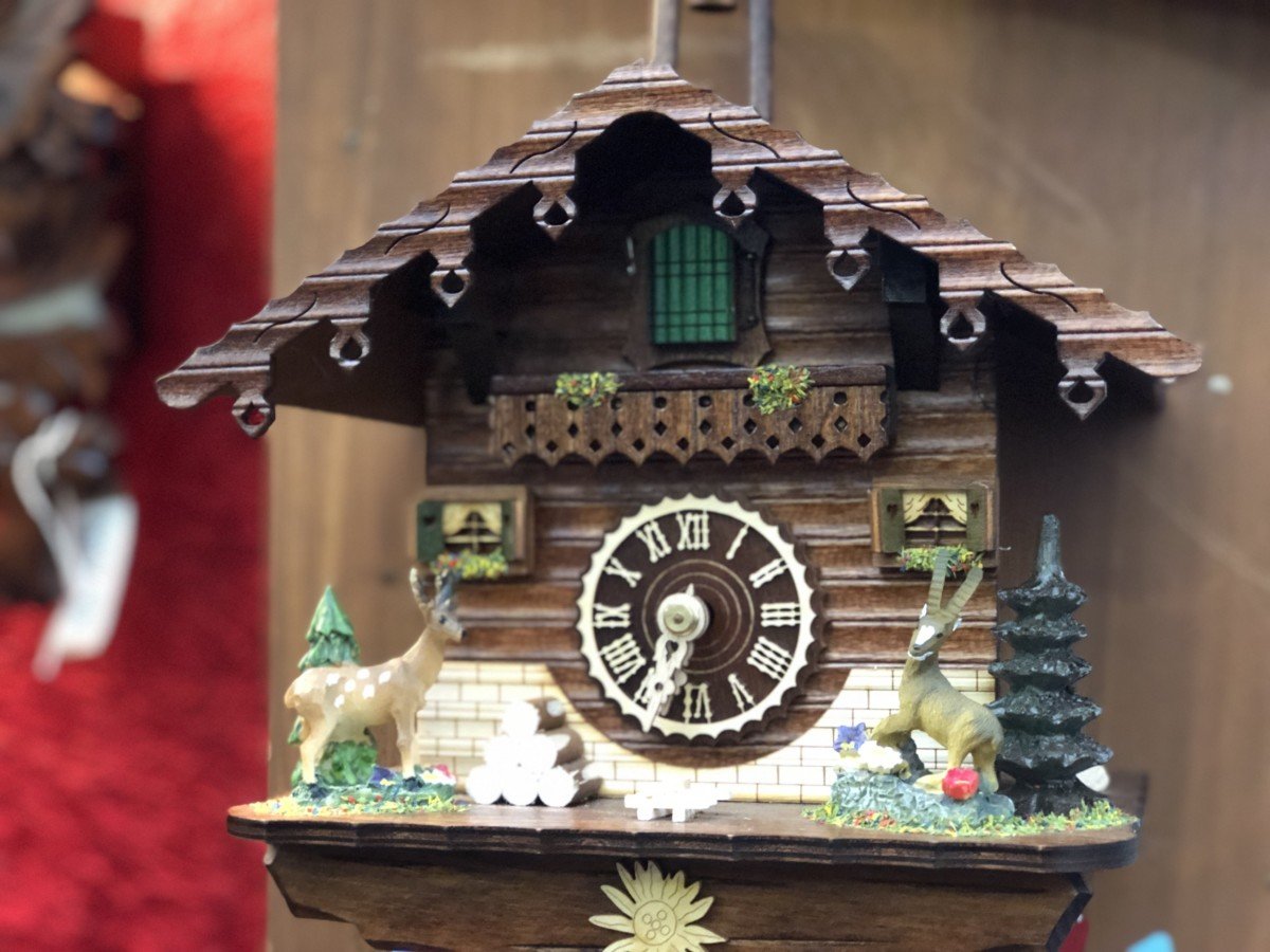German Cuckoo Clock at the German Christmas Market Wickord