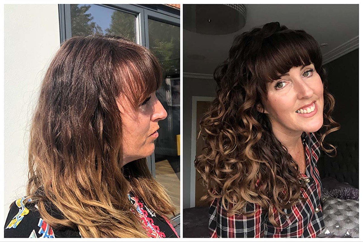 Curly Girl Method before and after photos and tips