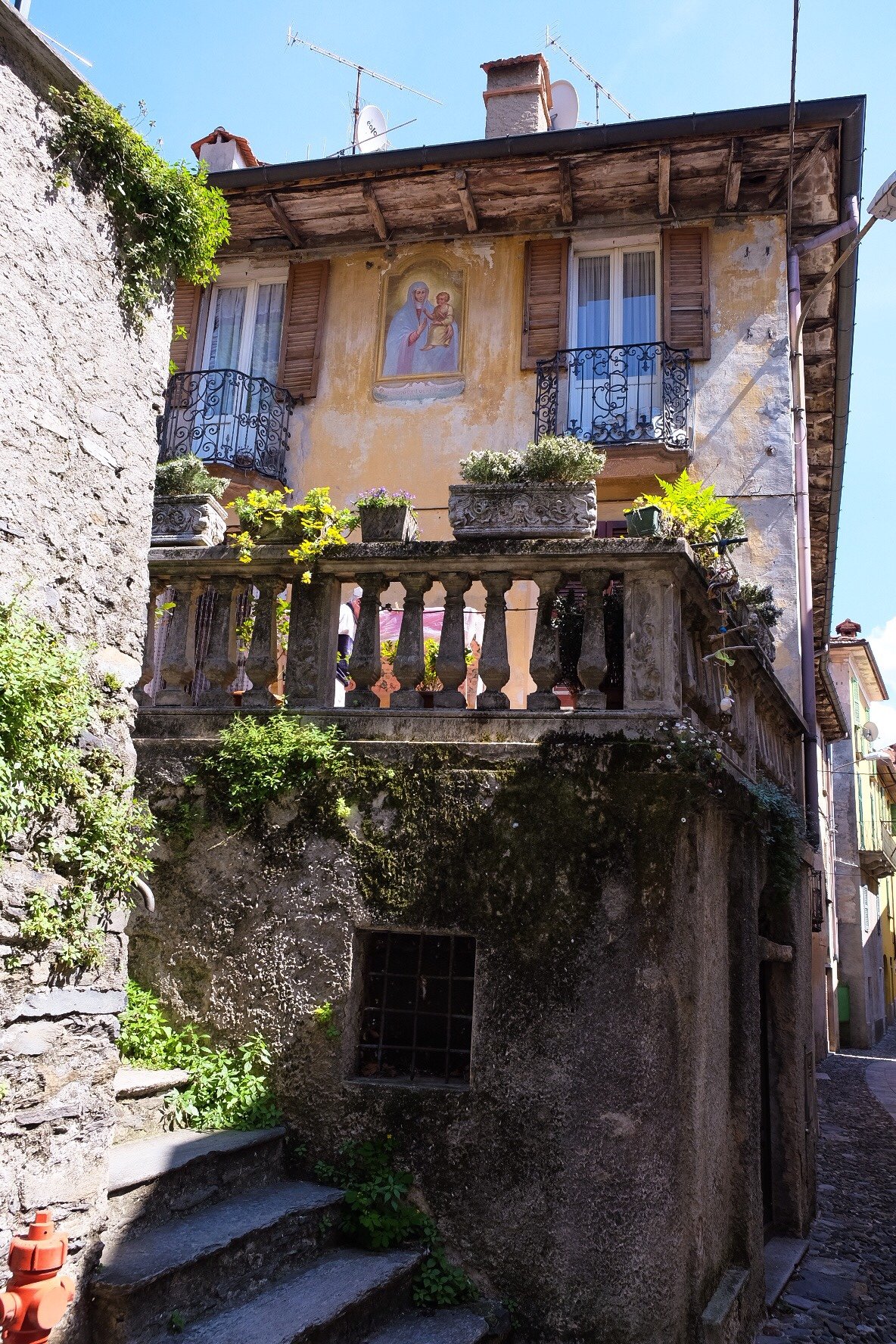 The village of Maccagno on Lake Maggiore