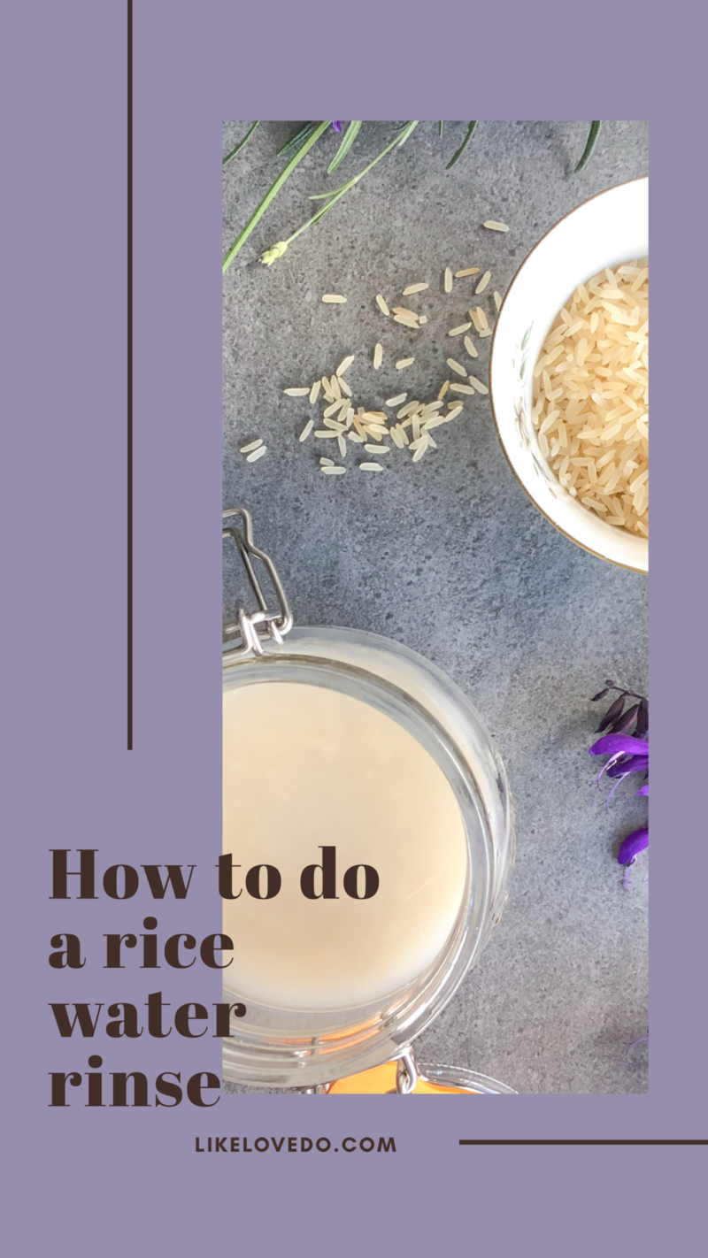 Curly Rice Easy Guide to the Rice Water Rinse for Curly Hair - Like Love Do