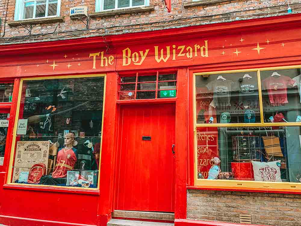 The Boy Wizard Harry Potter shop in York 