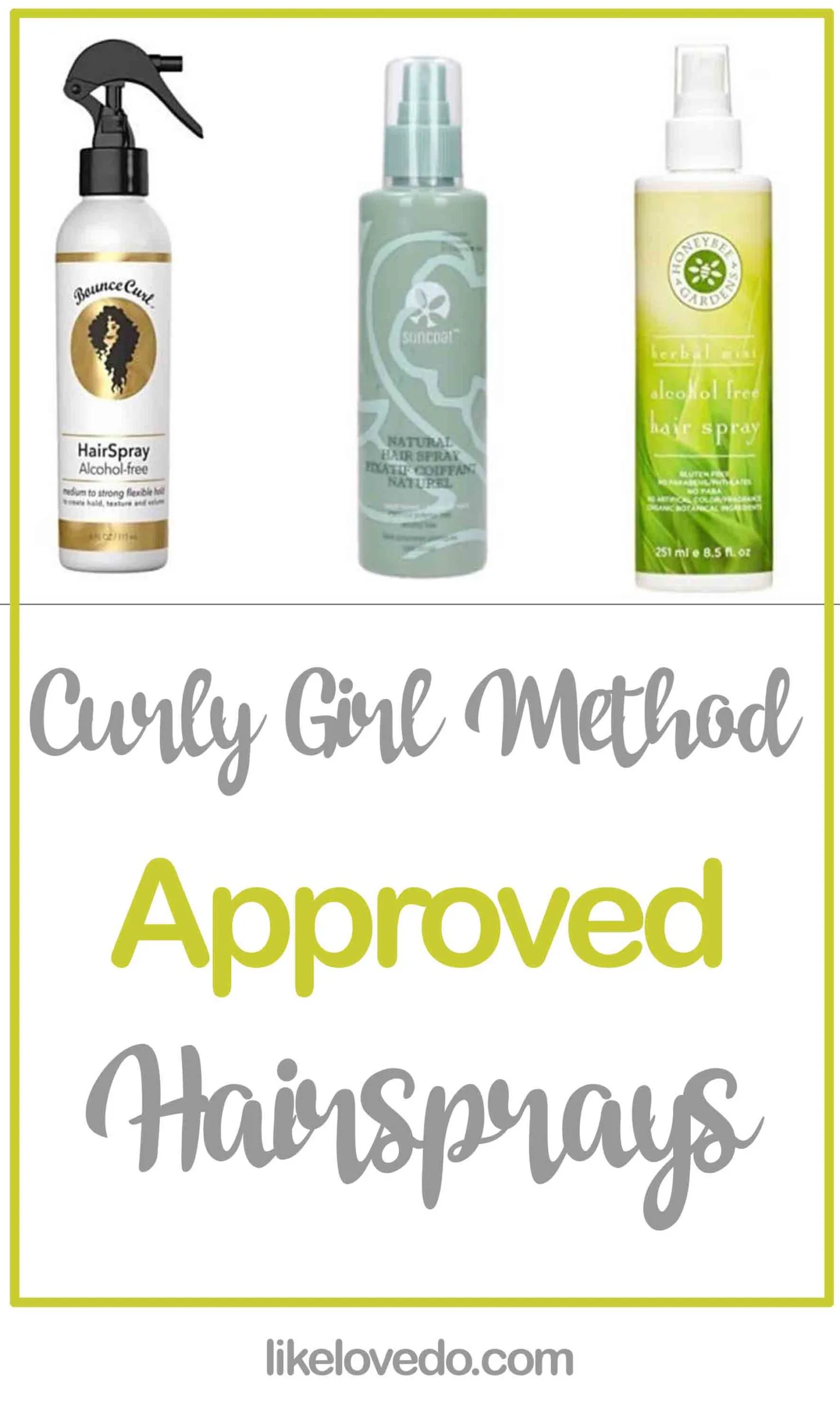 Curly Girl Method Hairsprays