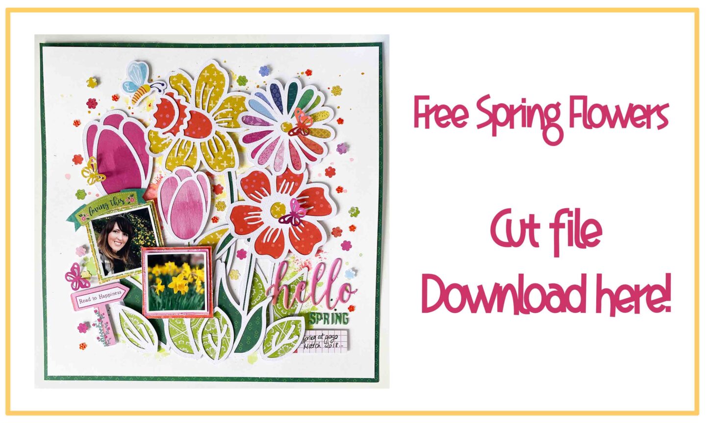 Free spring flowers cut files to download for cricut