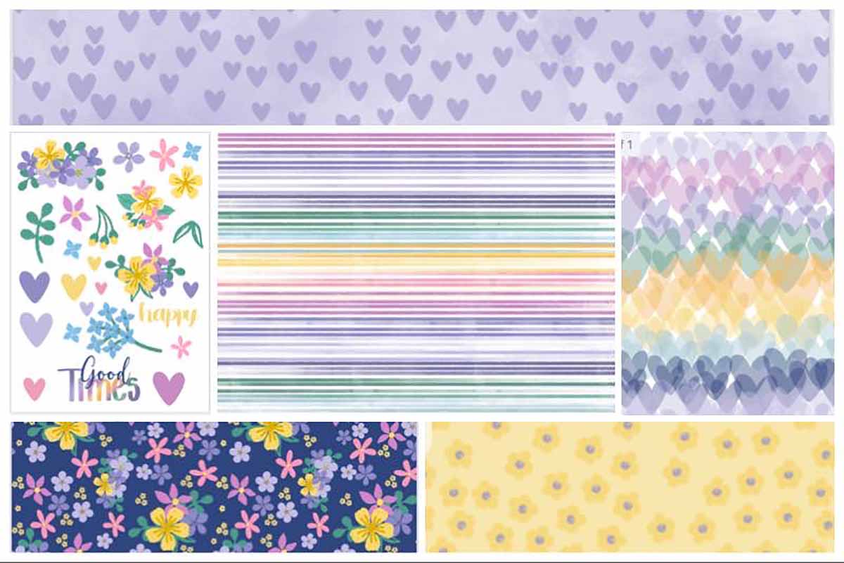 Spring Scrapbooking Papers - Like Love Do