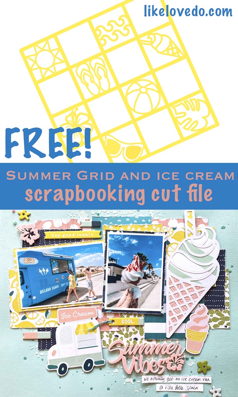 Free What can these summer grid cut file for scrapbooking, png and svgs.