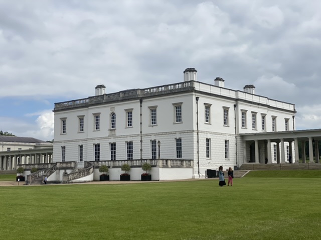 Queens House in Greenwich where the ice rink is set up