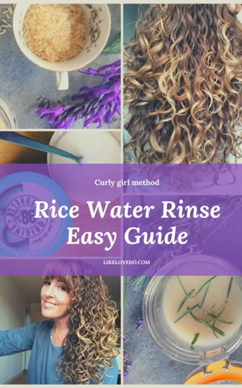 Easy Guide to the Rice Water Rinse for Curly Hair - Like Love Do