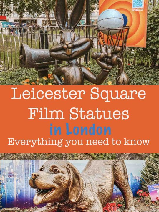 Leicester Square film statues likelovedo.com