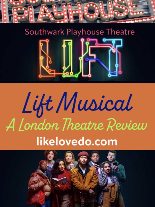 Lift musical London review playing at the southwark playhouse
