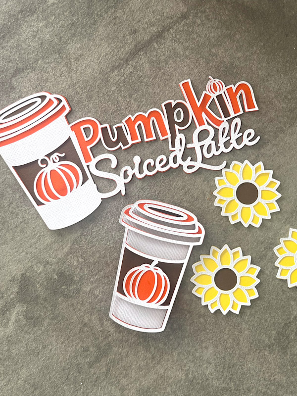 layered pumpkin spiced latte svg Layered Pumpkin spice Latte SVG Title and Coffee cup