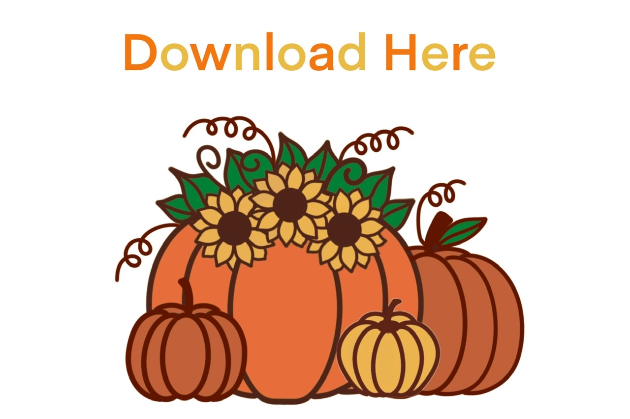 Free download of pumpkin 5 layer pumpkin pile svg