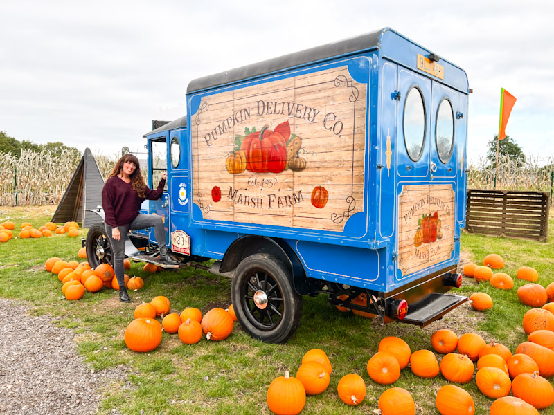 Pumpkin Picking Village van in Essex England