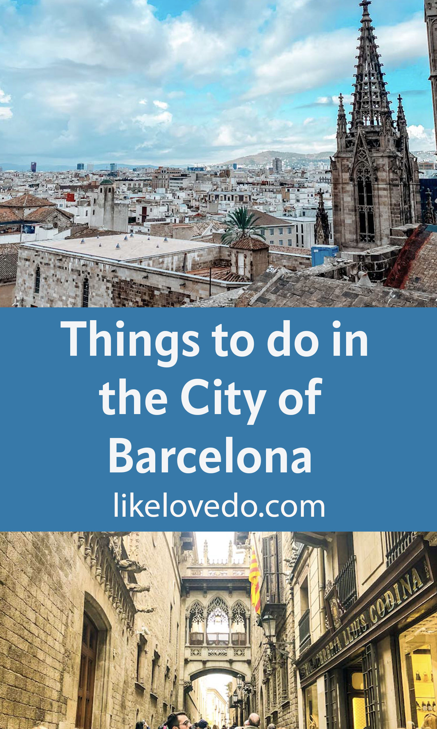 A guide on things to do in Barcelona City pin image