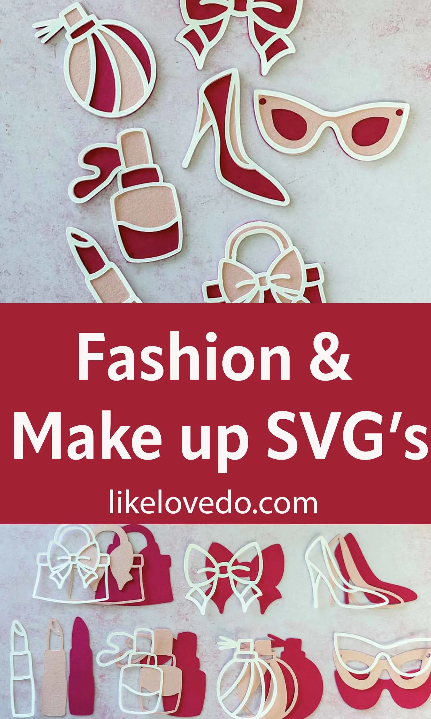 Layered Fashion and Make up SVGs
