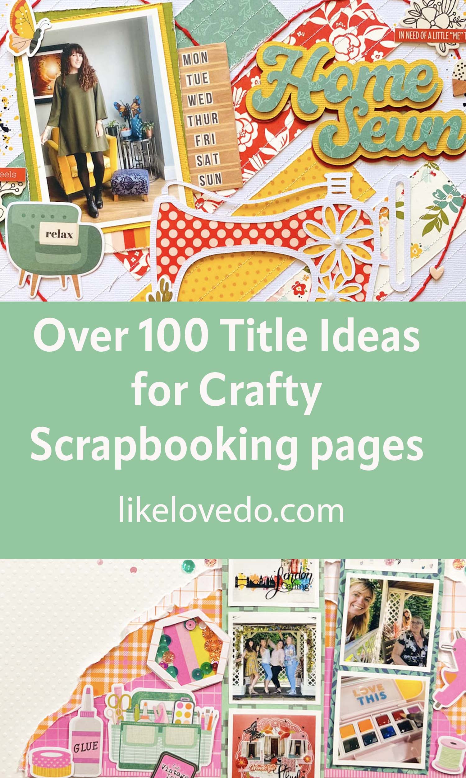 Craft Titles for Scrapbooking