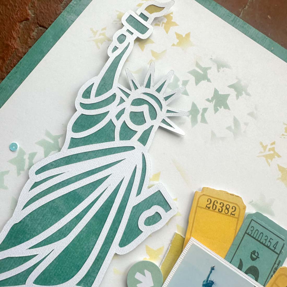 Close up of Statue of Liberty Cut file