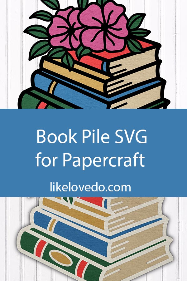 Book pile svg