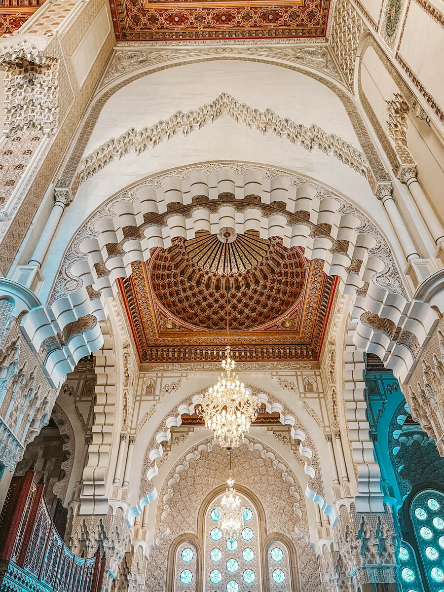 Inside Hassan II Mosque Casablanca cruise port Morocco. Photo credit Donna Vallance