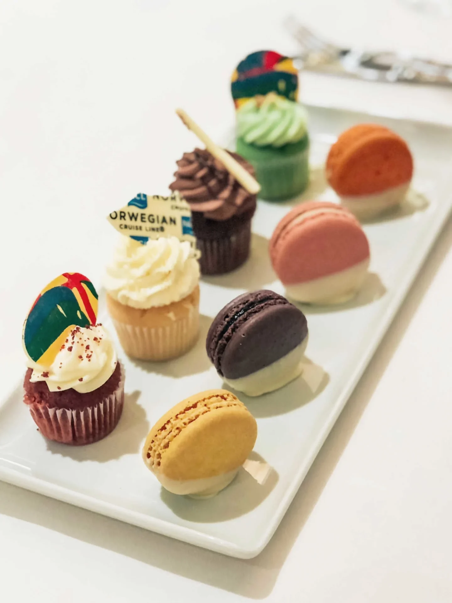 Macaroons and sweet treats on NCL Encore