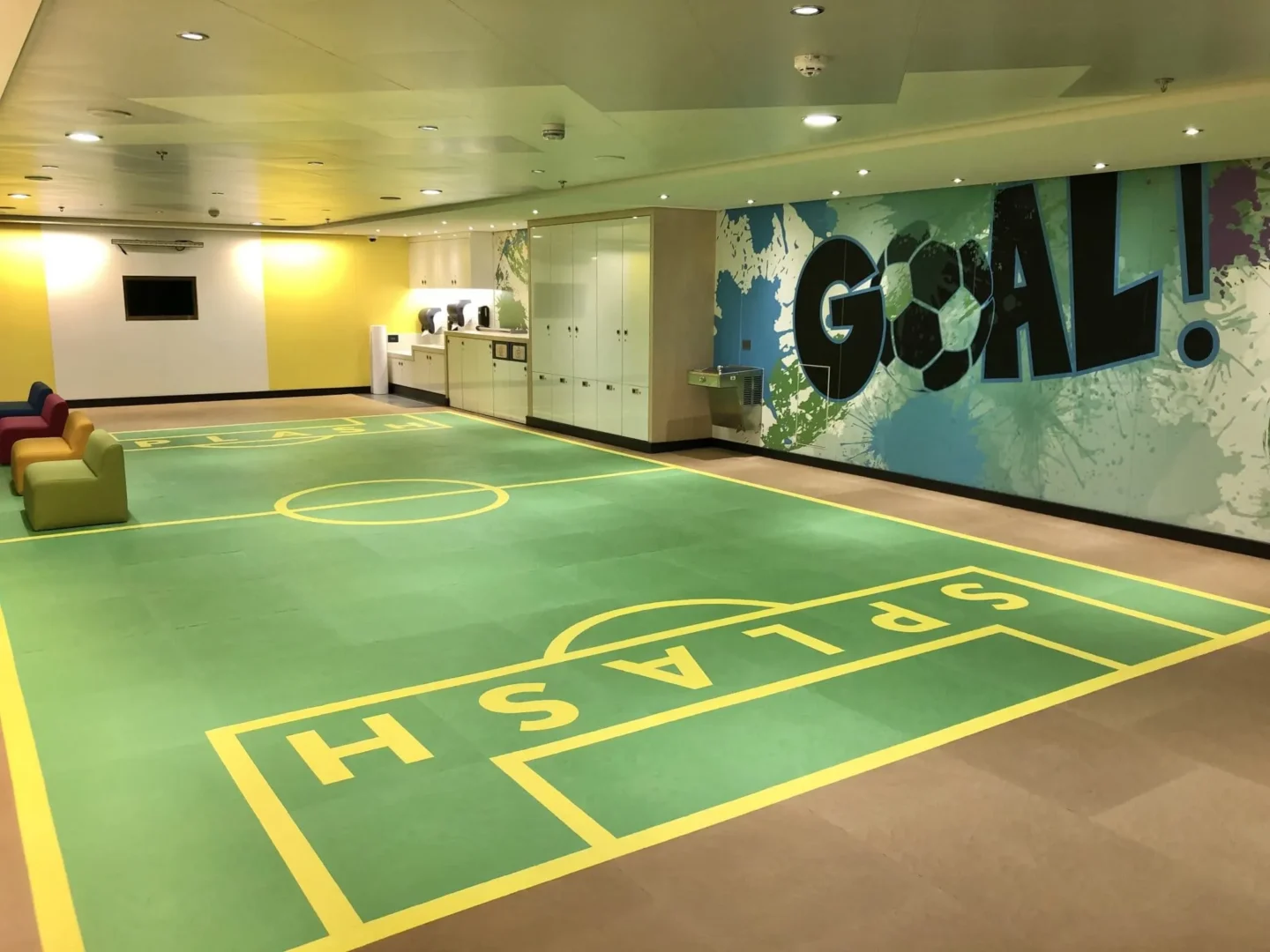 NCL Encore kids ball court in the kids club