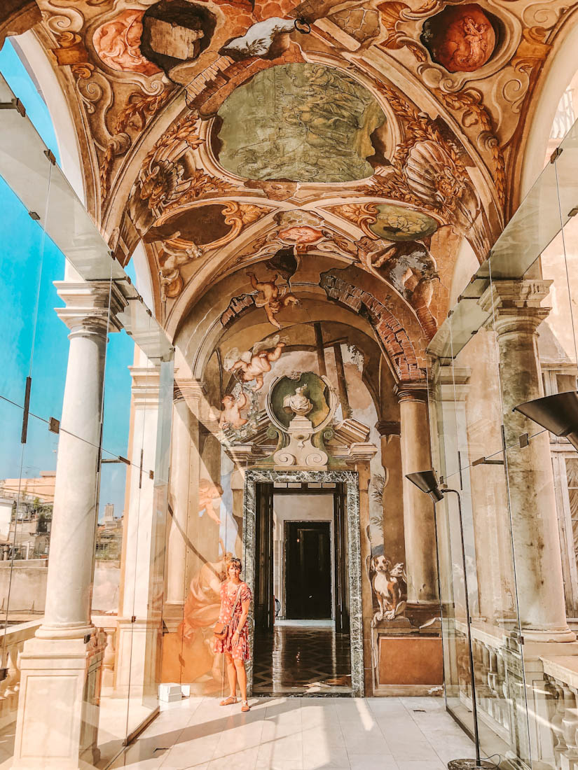 Palazzo Rosso Genoa beautiful painted hall