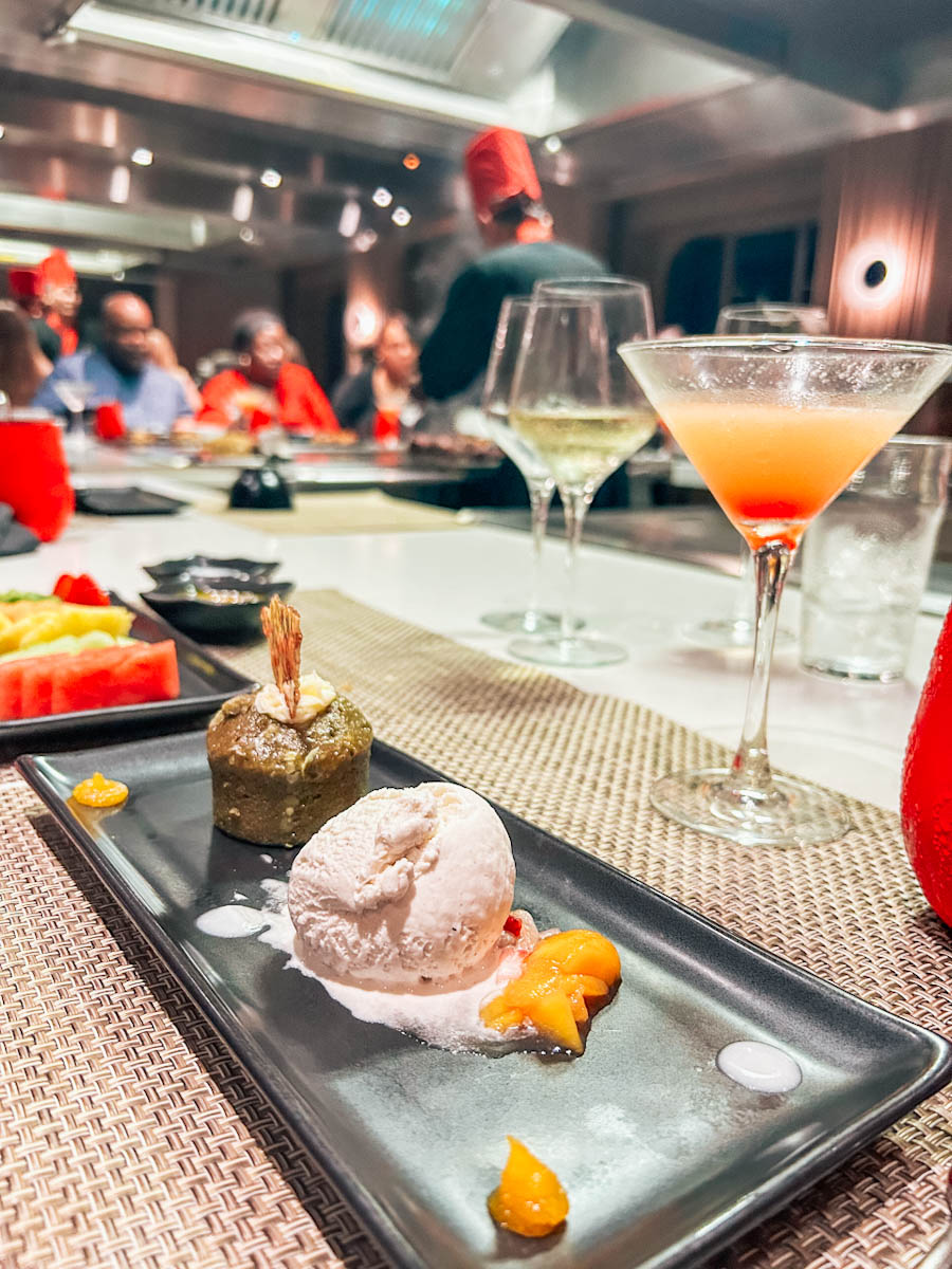 Teppanyaki on Norwegian Encore