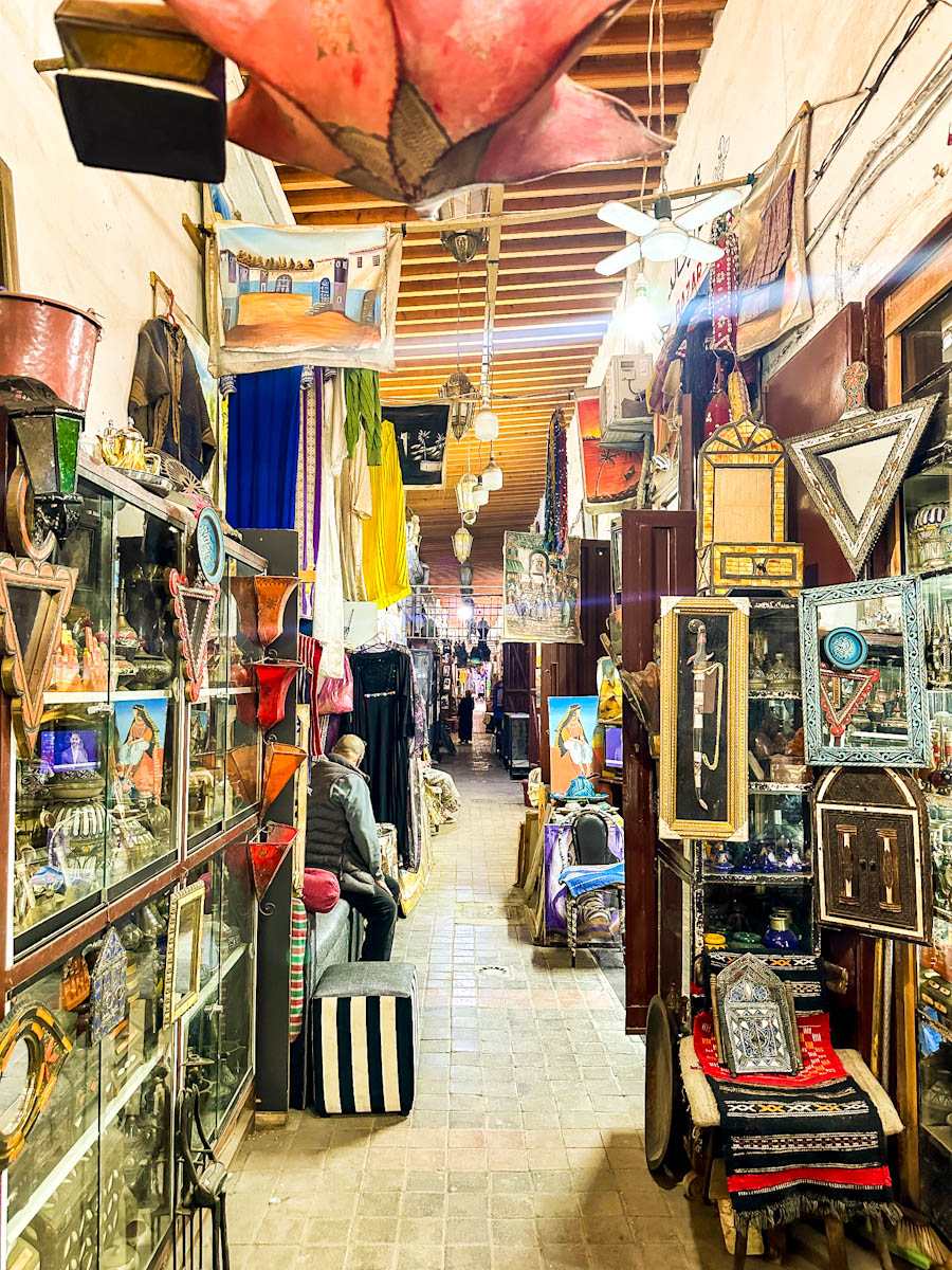 The Old Medina hardware quarter in Casablanca- Photo credit Donna Vallance