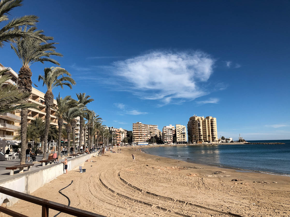 Torrevieja beach Spain 