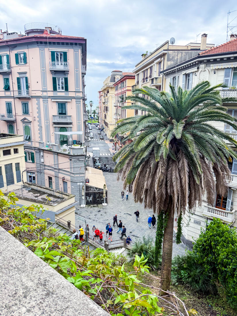 View from hill La Spezia