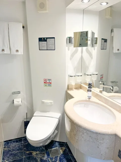 Cabin 16035, view of MSC Fantasia Yacht Club Cabin bathroom