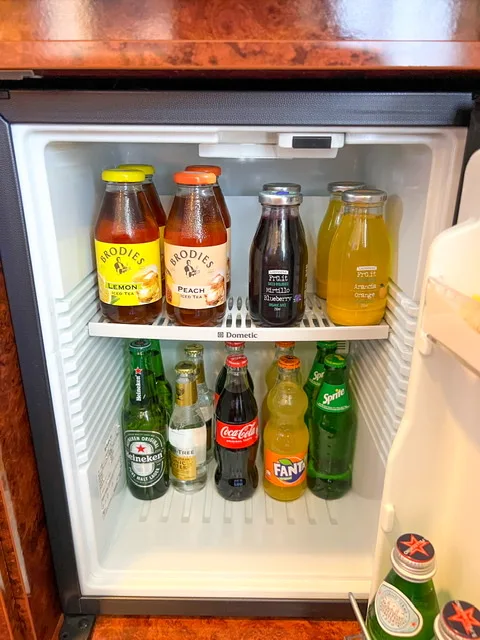 MSC Fantasia Yacht Club Cabin tour mini bar