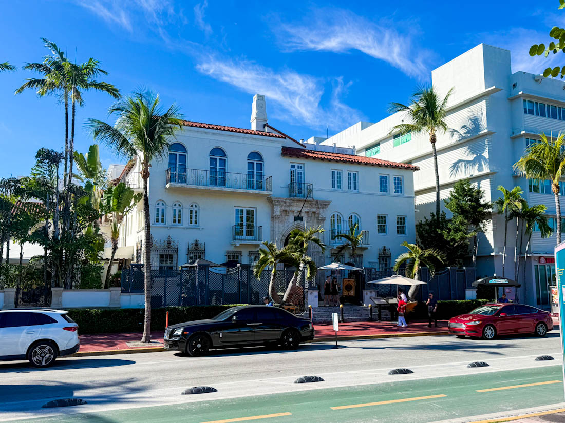 Front view of The Villa Casa Casuarina At The Former Versace Mansion.