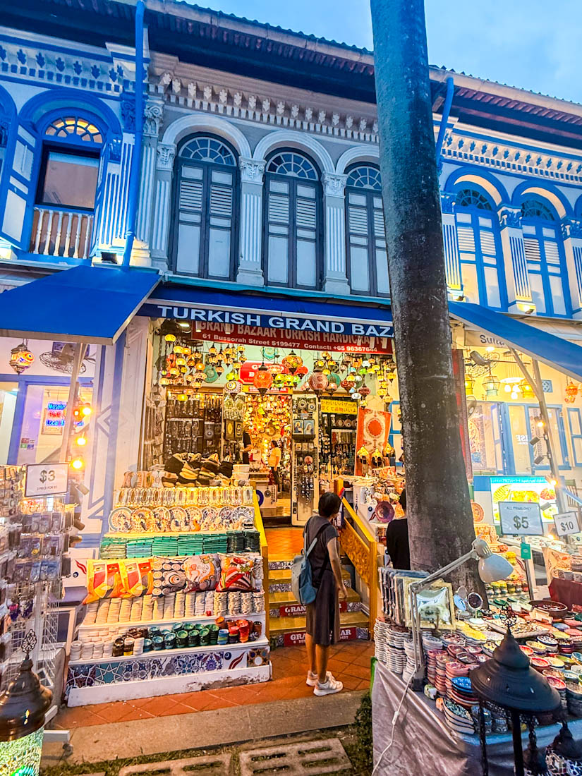 Arab Street, Singapore. Shop souvenirs the Turkish Grand Bazaar