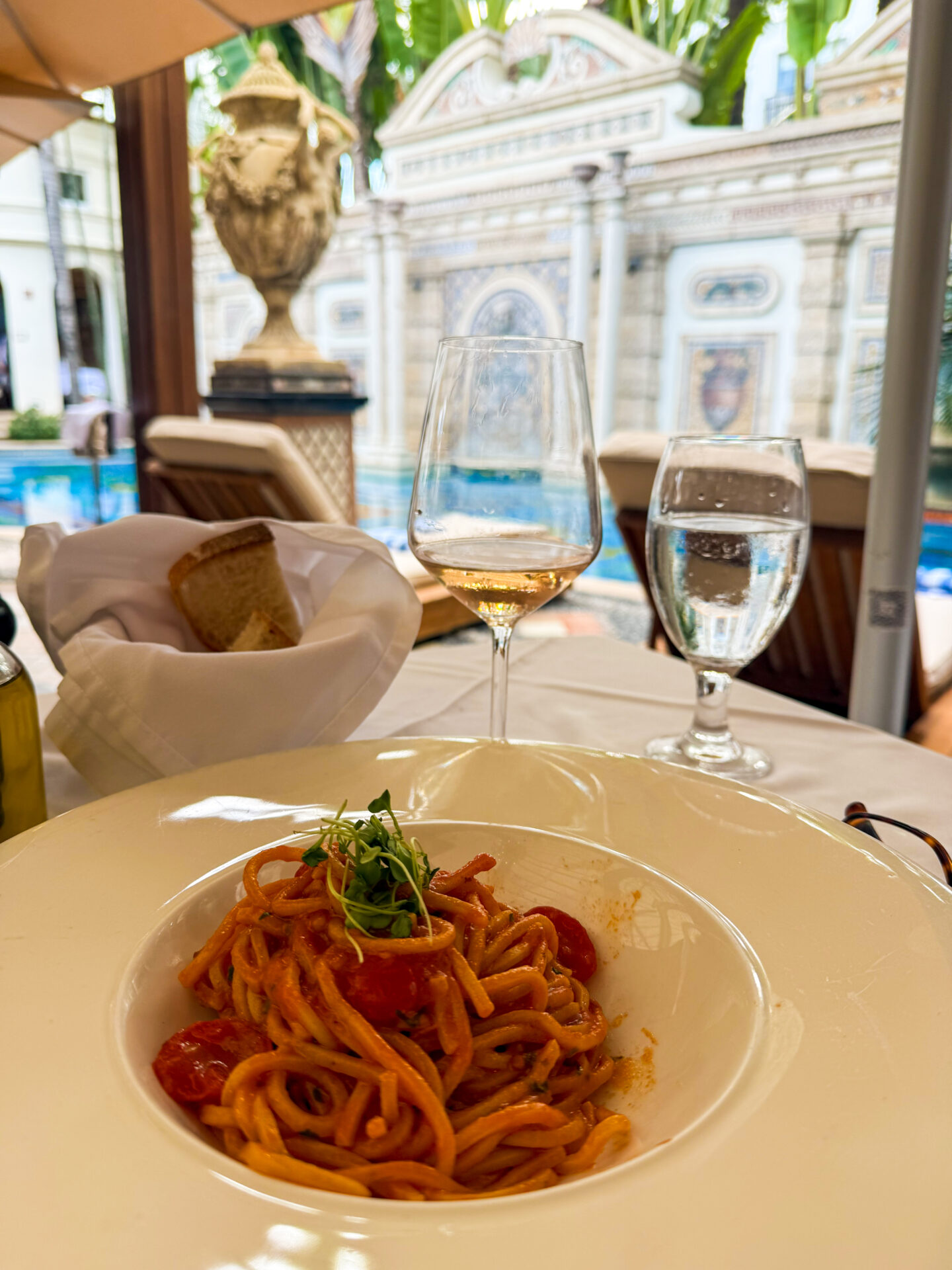 South Beach Miami Gianni Versace set lunch