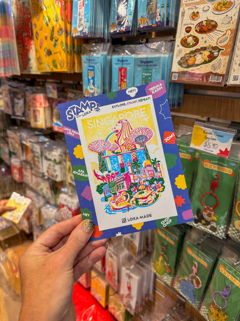 Loka made stamp singapore.