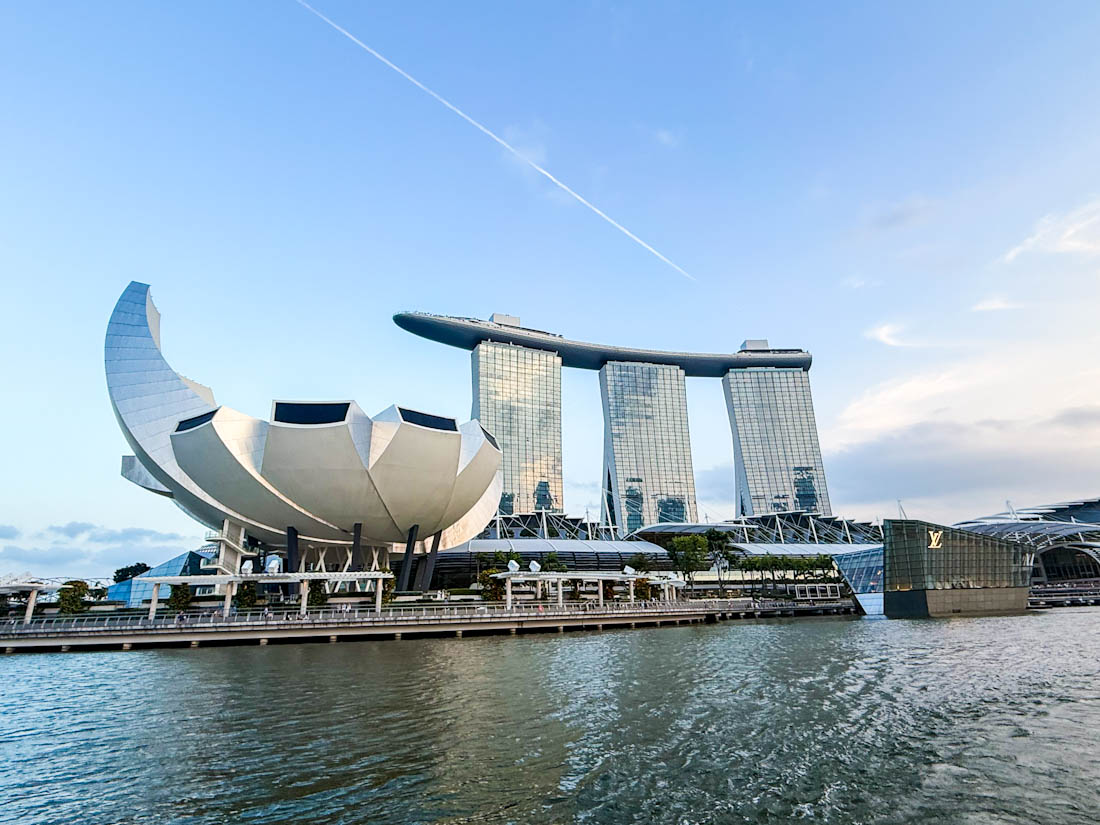 Marina bay sands view across bay