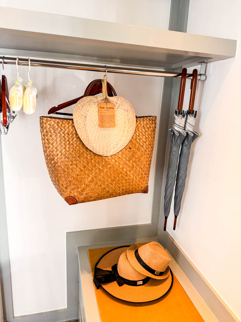 ammenities in the room of the surin phuket