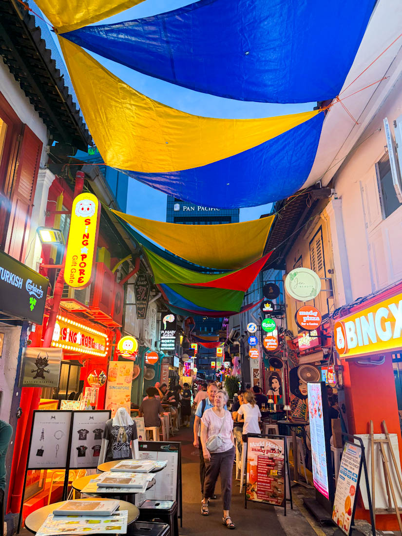 Arab street flag-lined Haji lane