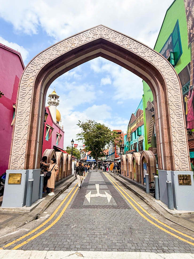kampong Glam street arch Arab street singapore.
