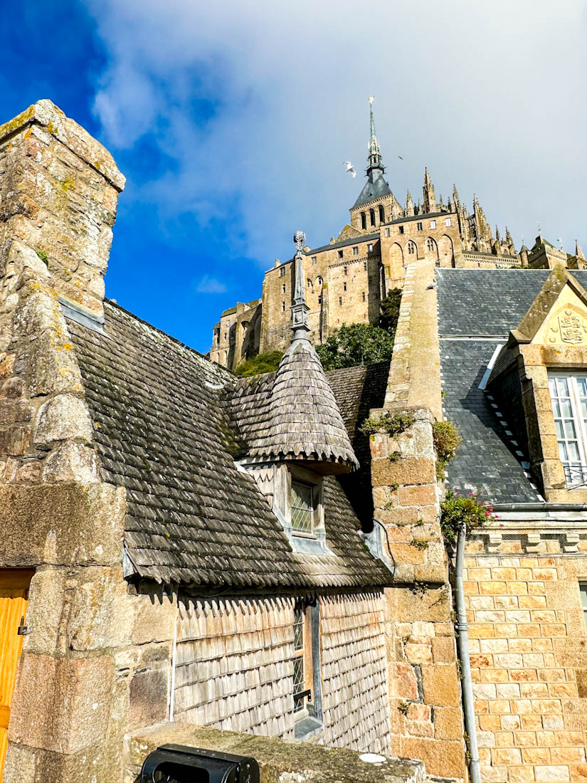 rooftops of Le Mont Saint-Michel in Normandy