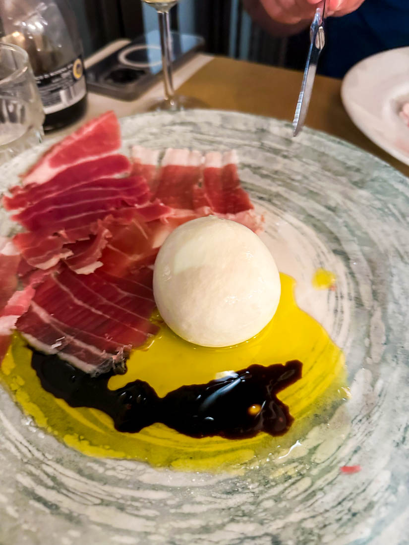 Burrata an olive oil Roma