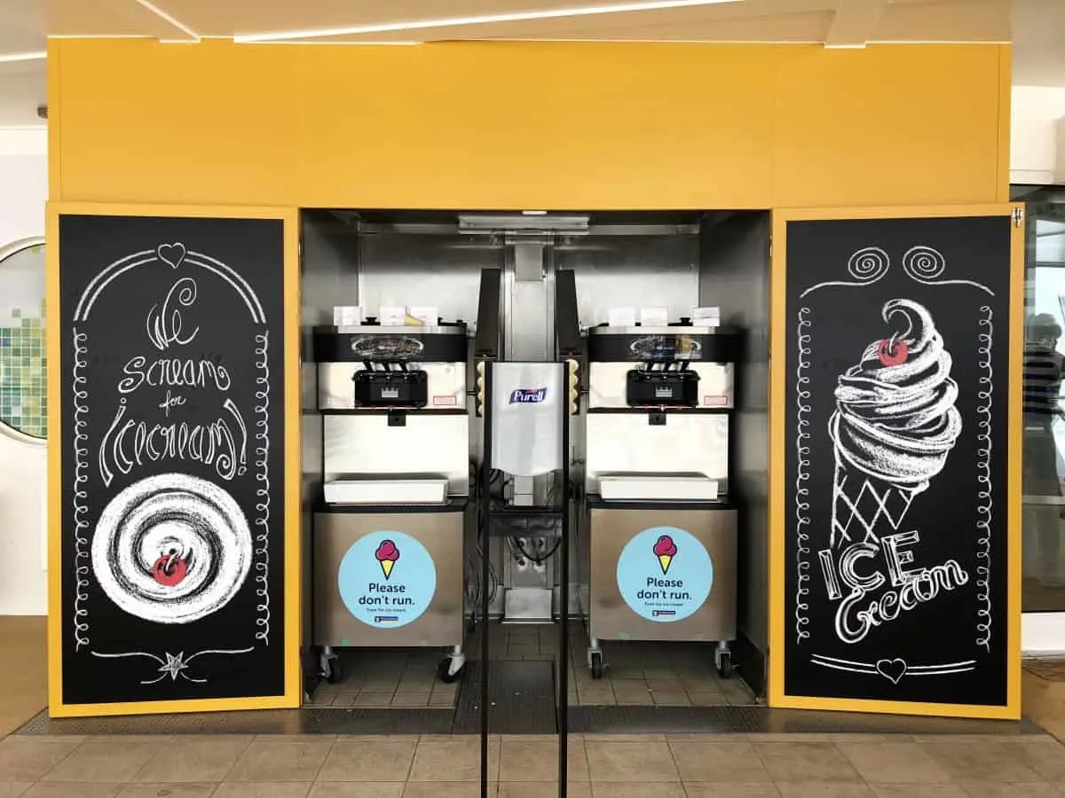 Symphony of the Seas Icecream machine